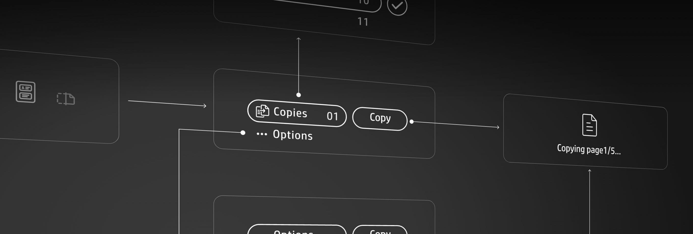 magic touch panel UI