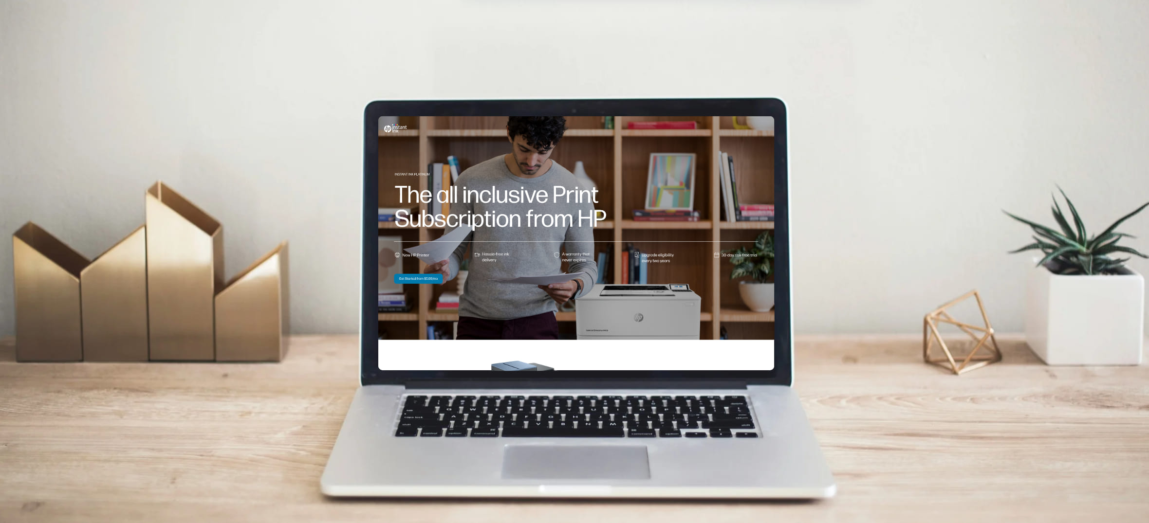 Platinum landing page